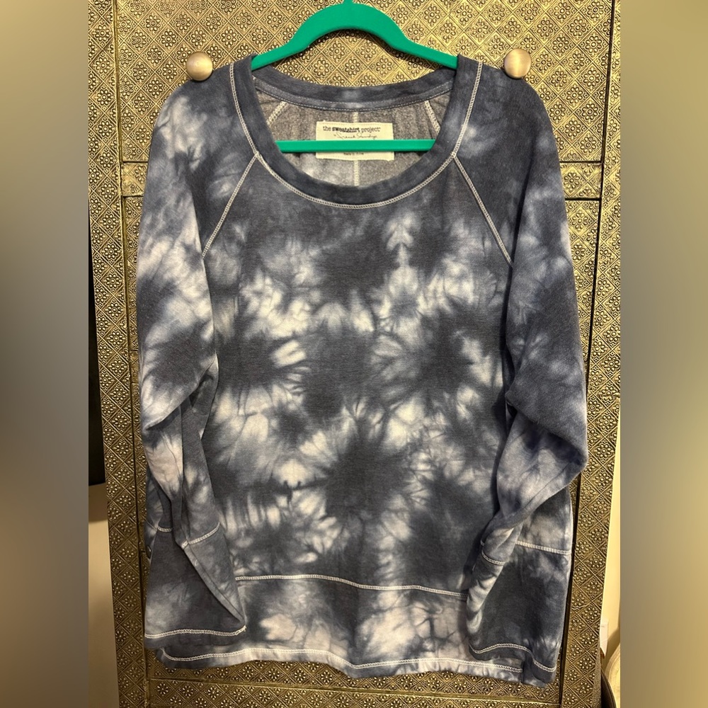 FRENCH LAUNDRY Lightweight Tie Dye Sweatshirt